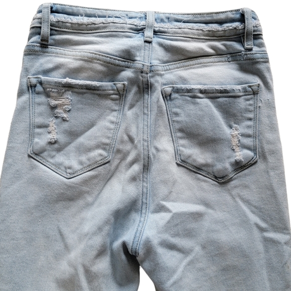 KanCan High Rise Light Wash Distressed Skinny Jeans - Picture 11 of 16